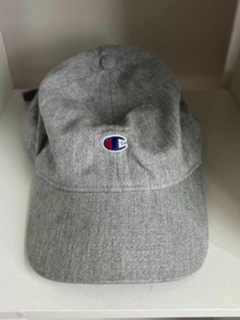 champion minimalist dad hat cap heather gray Summer Outdoor Workout Running